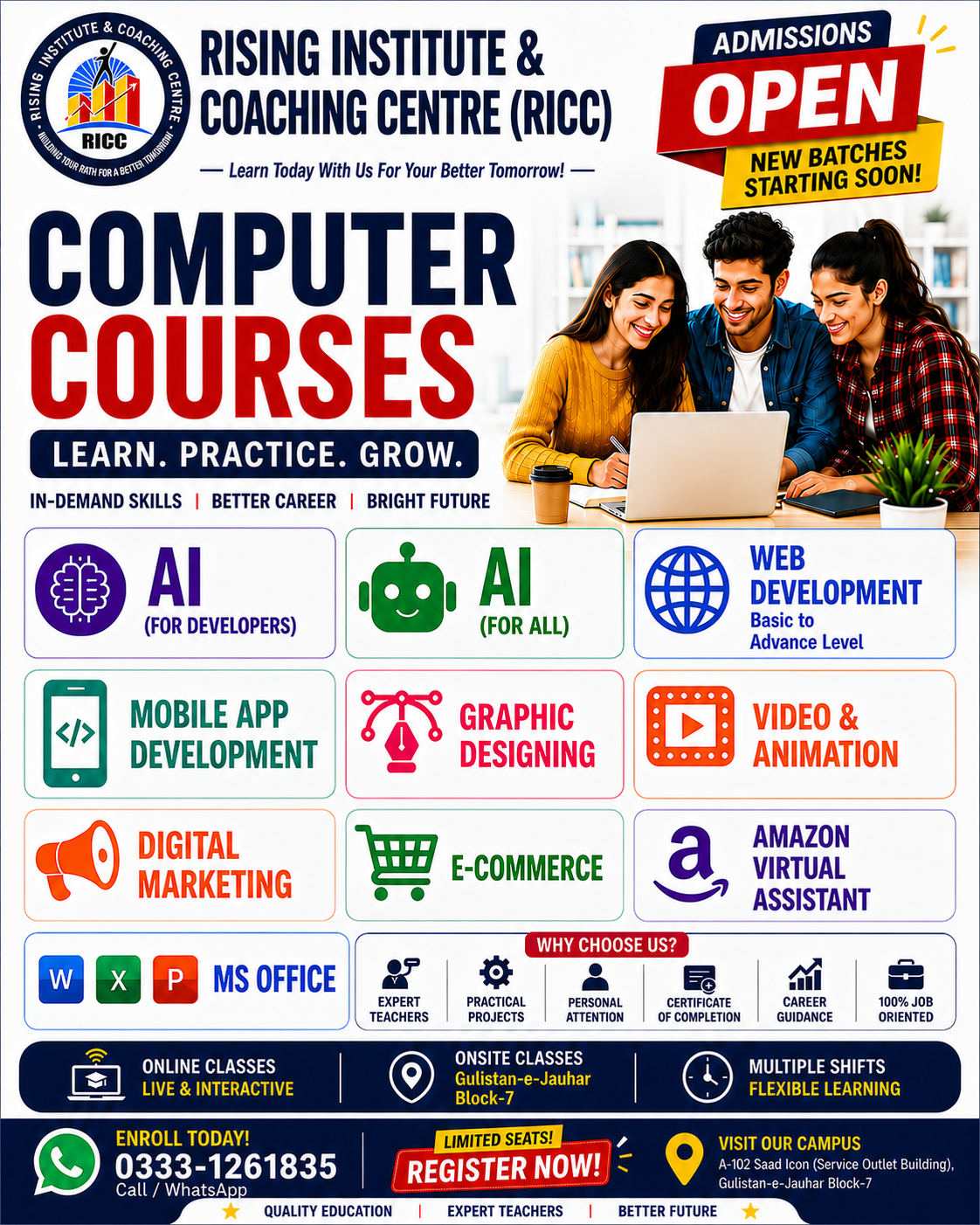 All Computer Programs - Rising Institute & Coaching Centre